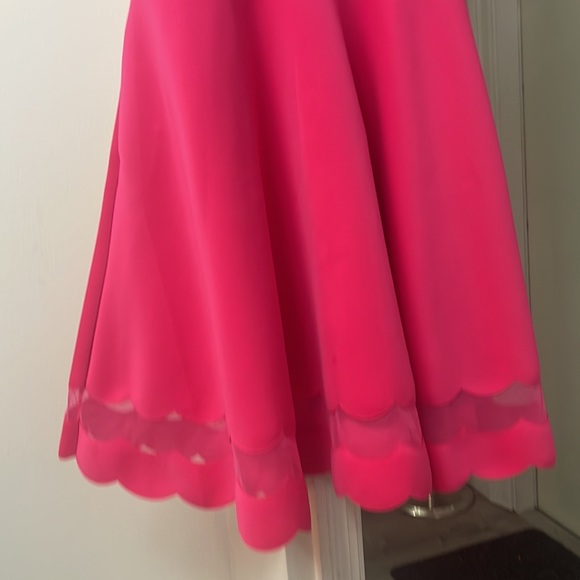 A bright pink sleeveless Ted baker dress in size (a 4 in US women) - Picture 3 of 3